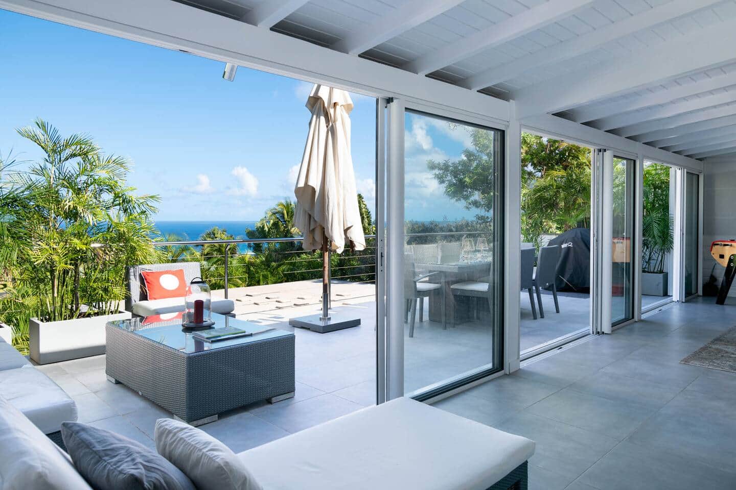 Modern villa exterior