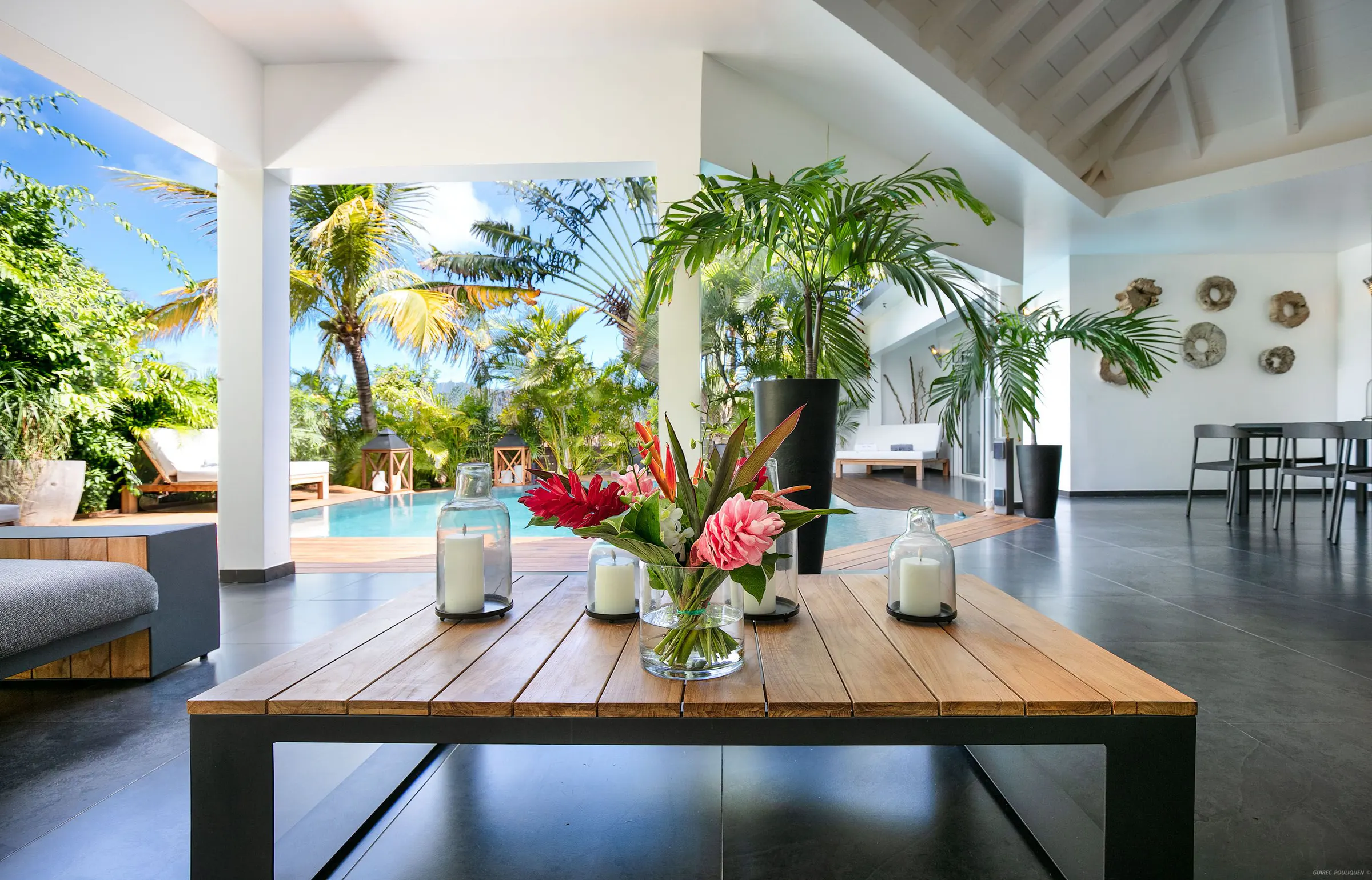 Modern villa exterior